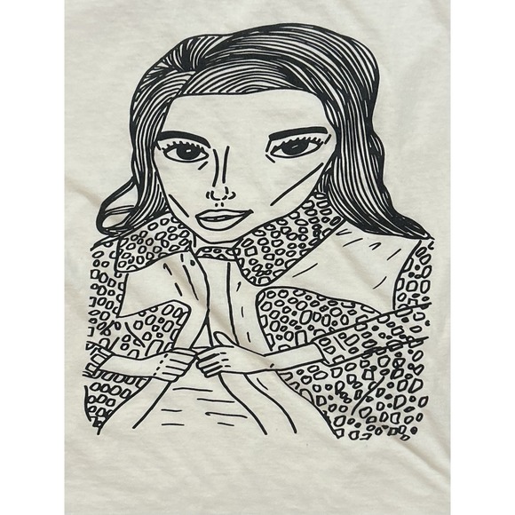 Dancassab x  Badly Drawn Models Collab  T Shirt Womens Size Small - Picture 7 of 11
